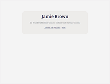 Tablet Screenshot of jamiembrown.com